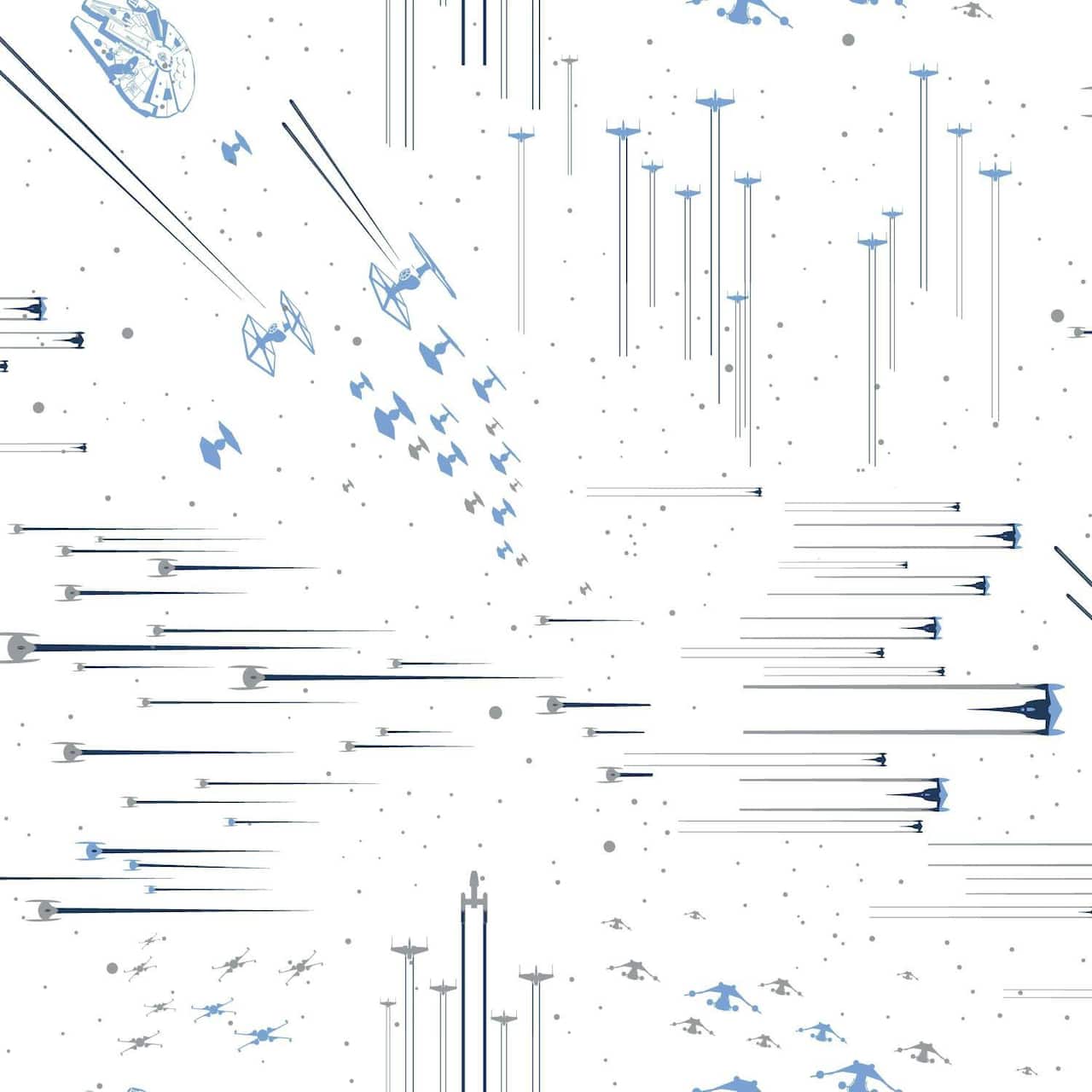 RoomMates Star Wars Galactic Battles Peel & Stick Wallpaper